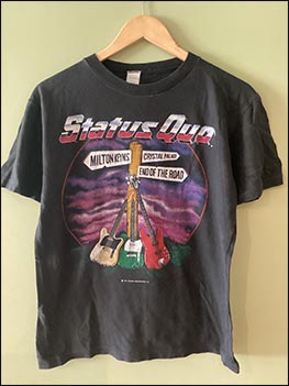 T-Shirt: Status Quo - The Final Gig - Milton Keynes (front) - 21.07.1984